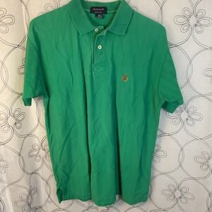 Men's Grant Rugger Green Polo Short Sleeve Size Medium‎